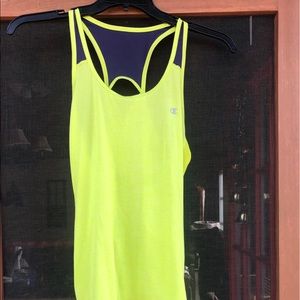 Champion razor back shirt